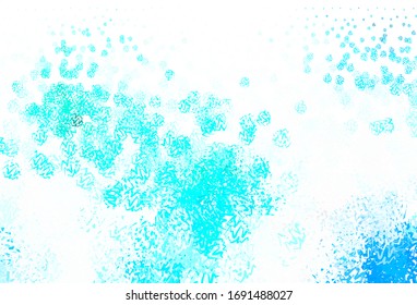 Light Green vector pattern with wry lines. A completely new colorful illustration in simple style. Template for cell phone screens.