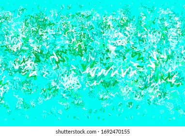 Light Green vector pattern with wry lines. A completely new colorful illustration in simple style. Abstract design for your web site.
