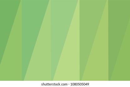Light Green vector polygon abstract layout. A completely new color illustration in a  polygonal style. That pattern can be used as a part of a brand book.