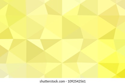 Light Green vector polygon abstract layout. Colorful illustration in polygonal style with gradient. A completely new design for your business.