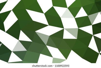 Light Green vector polygon abstract polygon abstract. Modern geometrical abstract illustration with gradient. Brand new style for your business design.