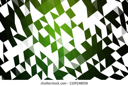 Light Green vector polygon abstract backdrop. Colorful illustration in abstract style with gradient. A completely new template for your business design.