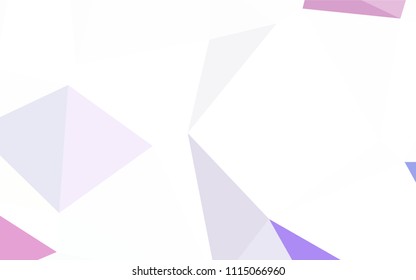 Light Green vector polygon abstract backdrop. Triangular geometric sample with gradient.  Brand new style for your business design.