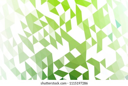 Light Green vector polygon abstract background. Shining colored illustration in a Brand new style. Brand new design for your business.