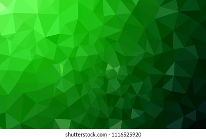 Light Green vector polygon abstract background. A sample with polygonal shapes. Pattern for a brand book's backdrop.