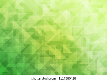 Light Green vector polygon abstract backdrop. Shining colored illustration in a Brand new style. The template can be used as a background for cell phones.