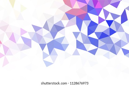 Light Green vector polygon abstract background. Colorful illustration in abstract style with triangles. New template for your brand book.