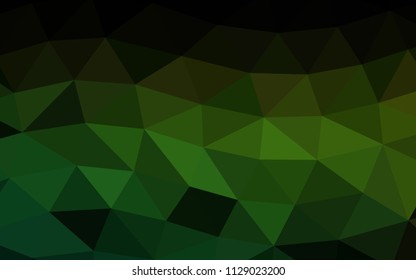 Light Green vector polygon abstract polygon abstract. A vague abstract illustration with gradient. A new texture for your design.