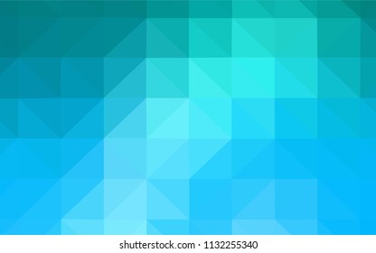 Light Green vector polygon abstract background. Glitter abstract illustration with an elegant triangles. Brand new style for your business design.