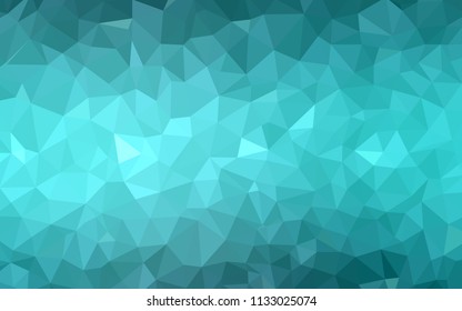 Light Green vector polygon abstract backdrop. Elegant bright polygonal illustration with gradient. A new texture for your web site.