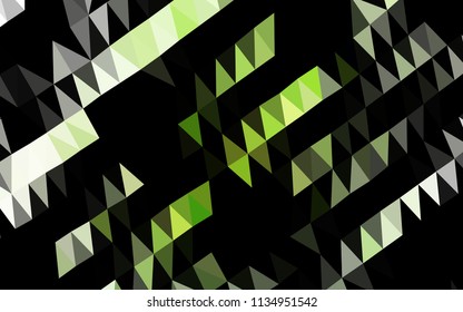 Light Green vector polygon abstract background. A vague abstract illustration with gradient. Brand new style for your business design.