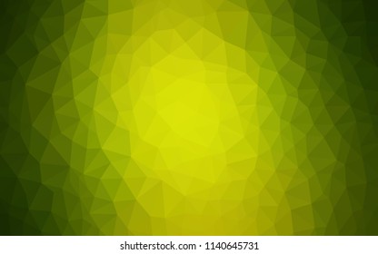 Light Green vector polygon abstract background. Colorful illustration in abstract style with triangles. Brand new design for your business.
