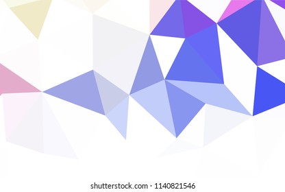 Light Green vector polygon abstract backdrop. Elegant bright polygonal illustration with gradient. A completely new design for your leaflet.