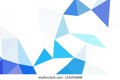 Light Green vector polygon abstract background. Elegant bright polygonal illustration with gradient. Pattern for a brand book's backdrop.