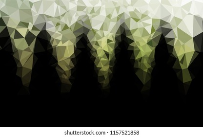 Light Green vector polygon abstract layout. Brand new colored illustration in blurry style with gradient. The polygonal design can be used for your web site.