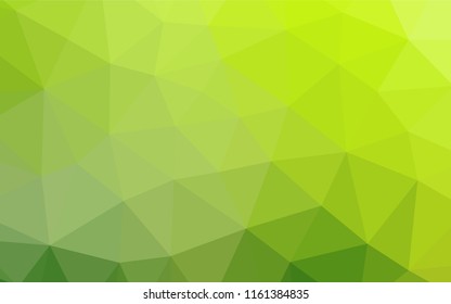 Light Green vector polygon abstract background. An elegant bright illustration with gradient. A completely new template for your business design.