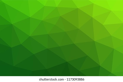 Light Green vector polygon abstract background. Creative geometric illustration in Origami style with gradient. The template can be used as a background for cell phones.