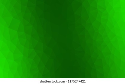 Light Green vector polygon abstract backdrop. Elegant bright polygonal illustration with gradient. Brand new style for your business design.