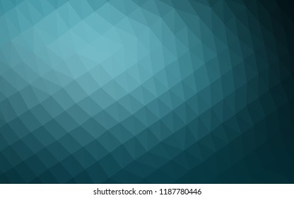 Light Green vector polygon abstract template. An elegant bright illustration with gradient. The textured pattern can be used for background.