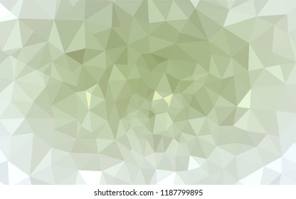 Light Green vector polygon abstract backdrop. Glitter abstract illustration with an elegant triangles. Brand new design for your business.