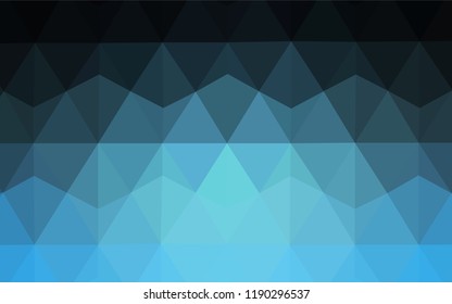 Light Green vector polygon abstract background. A sample with polygonal shapes. Template for cell phone's backgrounds.