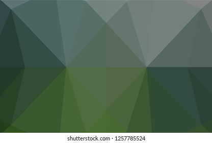 Light Green vector polygon abstract background. Shining colored illustration in a Brand new style. A completely new design for your business.