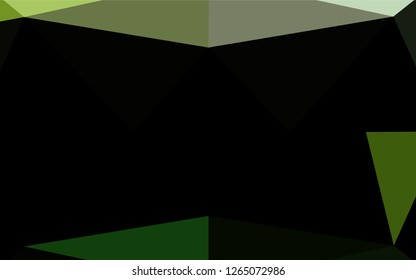 Light Green vector polygon abstract background. A vague abstract illustration with gradient. The template can be used as a background for cell phones.