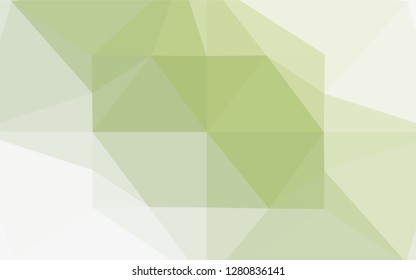 Light Green vector polygon abstract layout. Shining colored illustration in a Brand new style. A completely new design for your business.