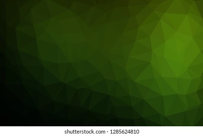 Light Green vector polygon abstract layout. Brand new colorful illustration in with gradient. Completely new design for your business.