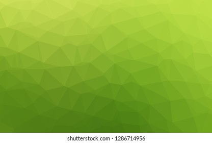 Light Green vector polygon abstract layout. Brand new colorful illustration in with gradient. Brand new style for your business design.