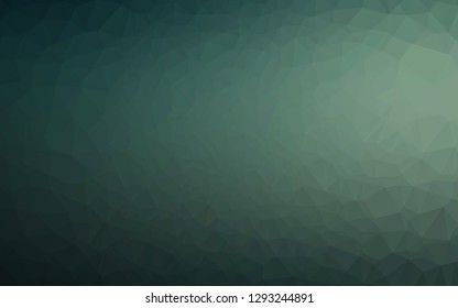 Light Green vector polygon abstract backdrop. Colorful illustration in abstract style with gradient. Brand new design for your business.