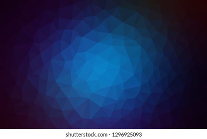 Light Green vector polygon abstract layout. Shining polygonal illustration, which consist of triangles. A completely new design for your leaflet.