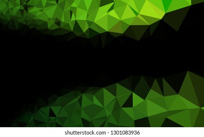 Light Green vector polygon abstract background. Colorful abstract illustration with gradient. Completely new template for your business design.