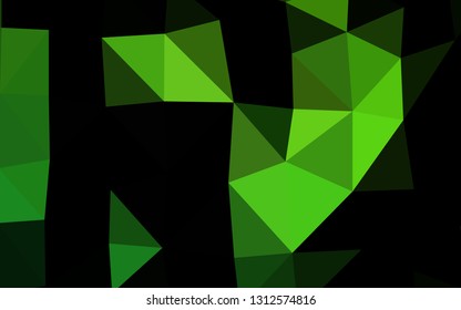 Light Green vector polygon abstract background. Shining colored illustration in a Brand new style. New texture for your design.