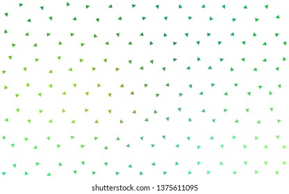 Light Green vector  polygon abstract background. Modern abstract illustration with triangles. Textured pattern for your backgrounds.
