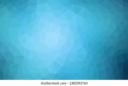 Light Green vector polygon abstract background. Shining colorful illustration with triangles. A new texture for your web site.