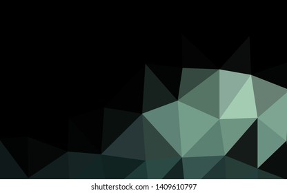 Light Green vector polygon abstract backdrop. Shining colored illustration in a Brand new style. Brand new design for your business.