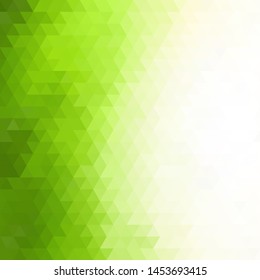 Light Green vector polygon abstract layout. A completely new color illustration in a polygonal style. Polygonal design for your web site.