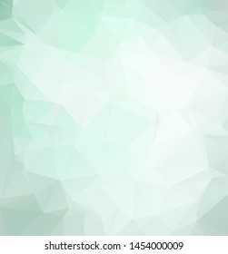 Light Green vector polygon abstract backdrop. Polygonal abstract vector with gradient. Textured pattern for your backgrounds