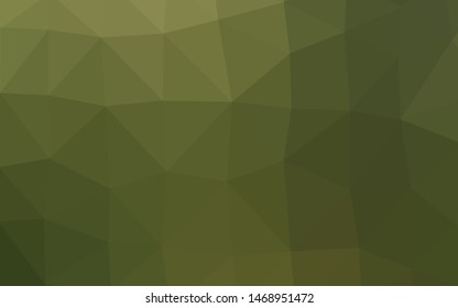 Light Green vector polygon abstract layout. Colorful illustration in abstract style with gradient. New texture for your design.