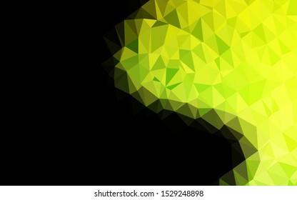 Light Green vector polygon abstract layout. Brand new colorful illustration in with gradient. Elegant pattern for a brand book.