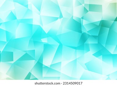 Light Green vector polygon abstract background. Elegant bright polygonal illustration with gradient. Polygonal design for your web site.