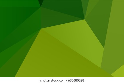 Light Green vector polygon abstract background. A sample with polygonal shapes. The polygonal design can be used for your web site.