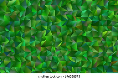 Light Green vector polygon abstract background. A vague abstract illustration with gradient. The textured pattern can be used for background.