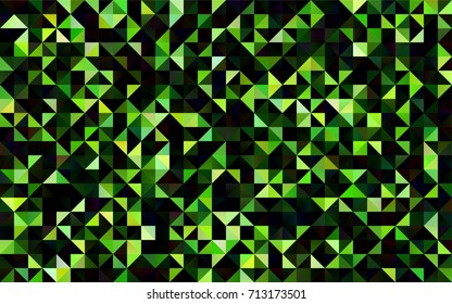 Light Green vector polygon abstract pattern. Brand-new colored illustration in blurry style with gradient. A completely new template for your business design.