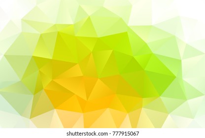 Light Green vector polygon abstract template. A completely new color illustration in a vague style. The best triangular design for your business.