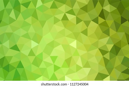 Light Green vector polygonal background. Colorful illustration in polygonal style with gradient. New template for your brand book.