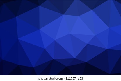 Light Green vector polygonal background. Shining colorful illustration with triangles. Triangular pattern for your design.