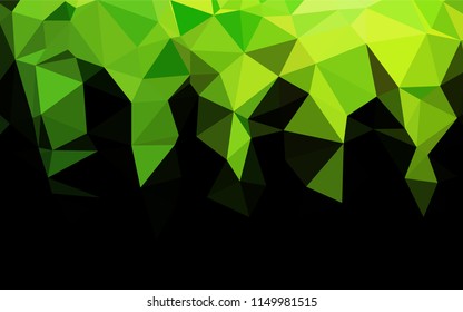 Light Green vector polygonal background. Colorful abstract illustration with gradient. A completely new template for your business design.