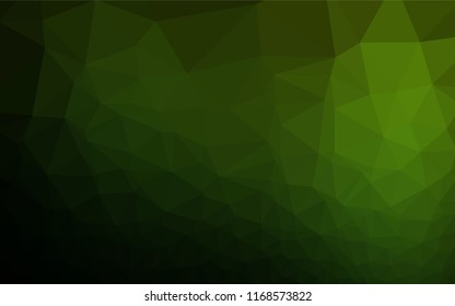 Light Green vector polygonal background. An elegant bright illustration with gradient. A new texture for your design.